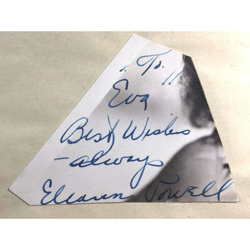 Eleanor Powell Hand Signed Album Page Cut JSA COA Autograph Born To Dance