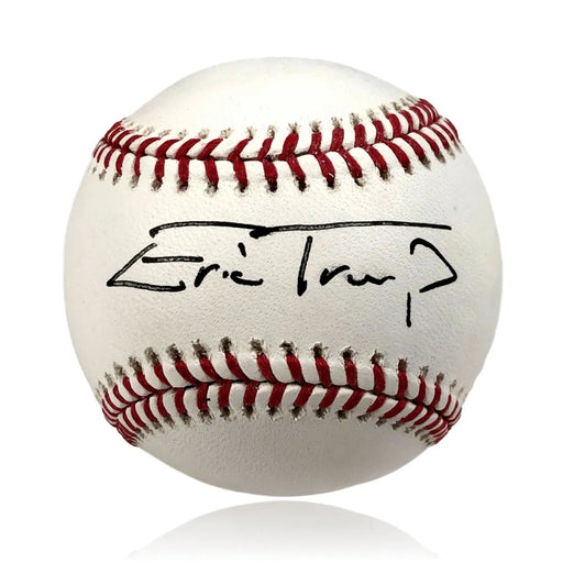 Eric Trump Hand Signed OMLB Baseball JSA COA Autograph President Son Donald