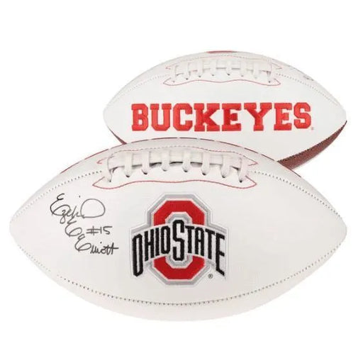 Ezekiel Elliott Signed Ohio State Logo Football Autograph COA Buckeyes