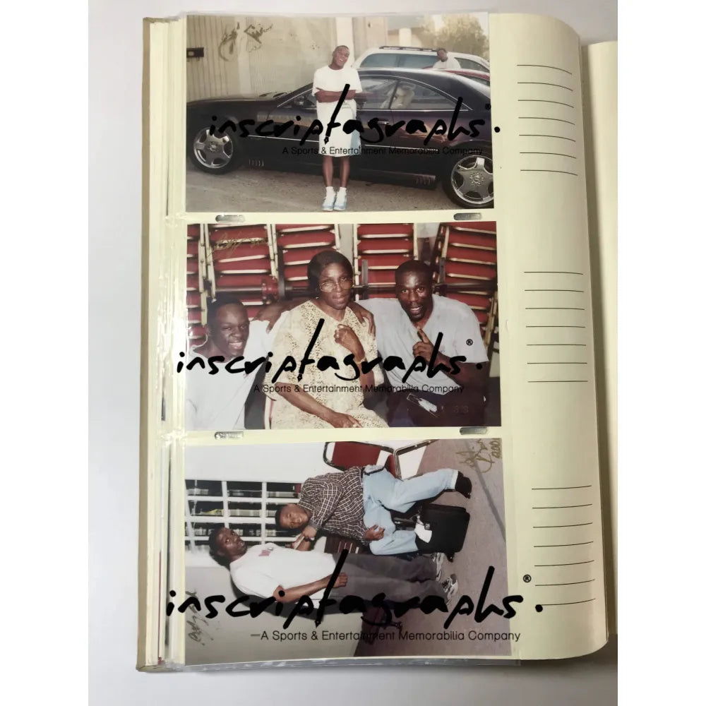 Floyd Money Mayweather Personal Photo Album 4X6 Signed Autograph