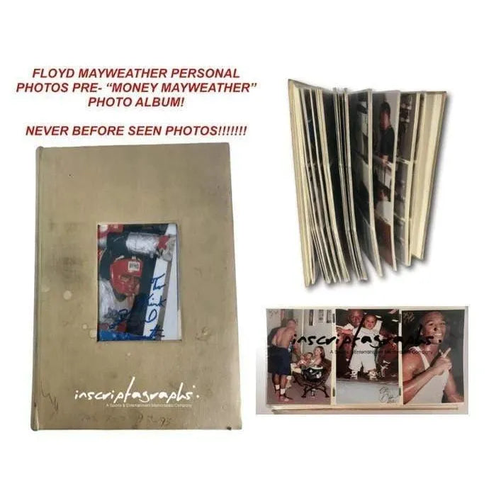 Floyd Money Mayweather Personal Photo Album 4X6 Signed Autograph Owned Pre-  Tmt - Inscriptagraphs Memorabilia - Inscriptagraphs Memorabilia