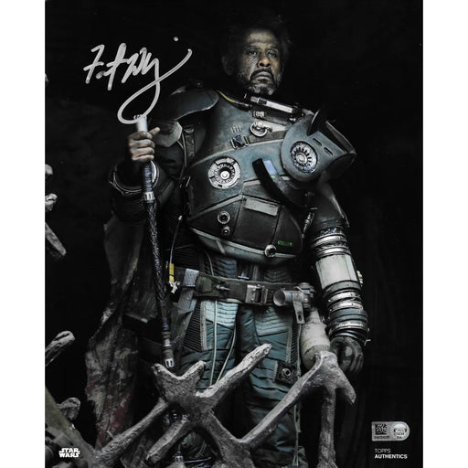 Forest Whitaker Autographed Star Wars 8x10 Photo Topps COA Saw Gerrera Signed