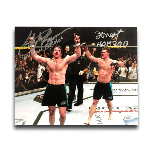 Forrest Griffin / Stephan Bonnar Dual Signed 8X10 Photo UFC JSA COA Autograph