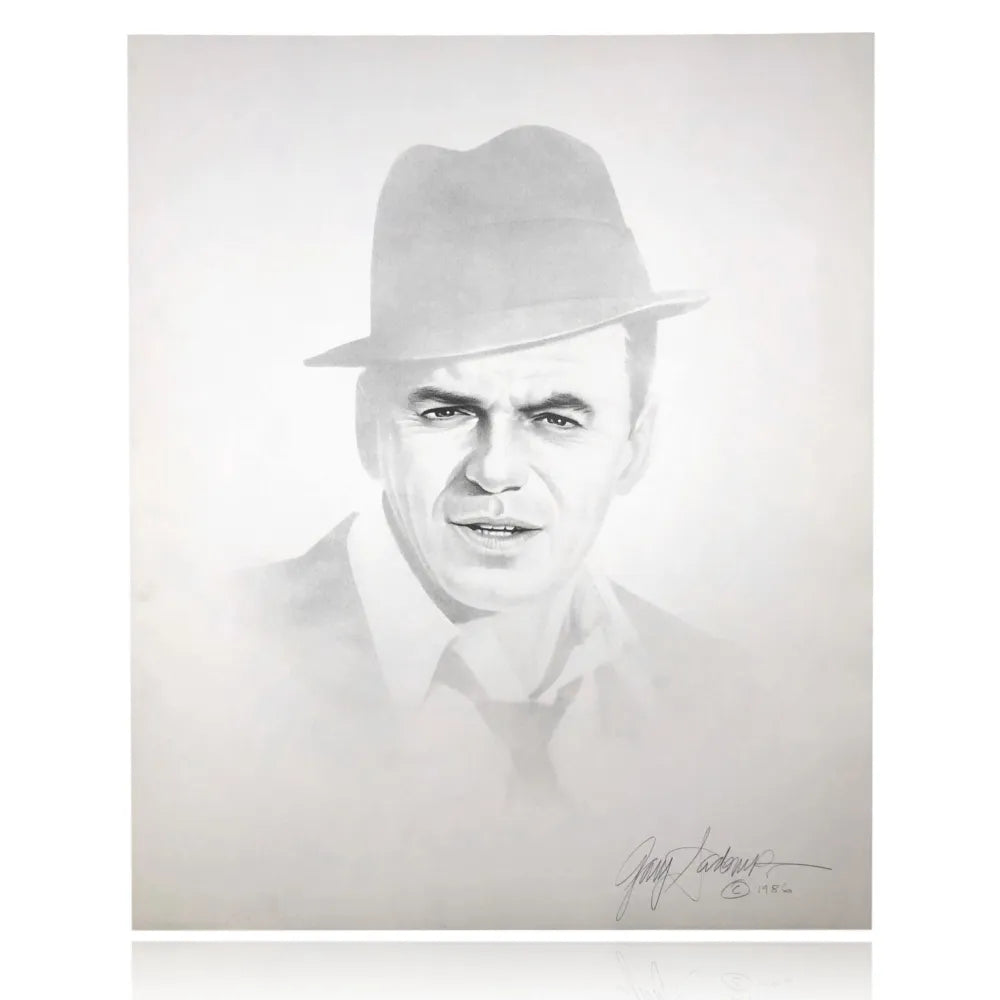 Frank Sinatra 20X24 Lithograph By Artist Gary Saderup Signed Poster Photo Rat
