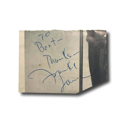 Frankie Laine Hand Signed Page Cut JSA COA Autograph Actor Singer