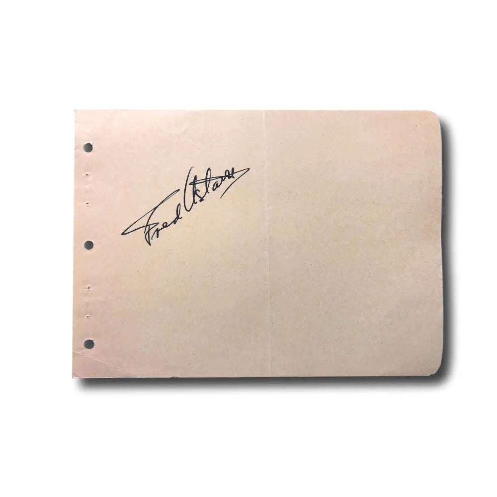 Fred Astaire Hand Signed Album Page Cut JSA COA Autograph Ginger Rogers Actor