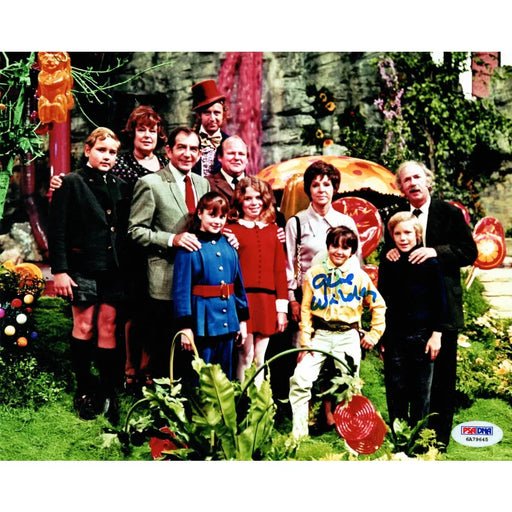 Gene Wilder / Willy Wonka Kids Signed Golden Ticket 8x10 Framed Collage PSA/DNA