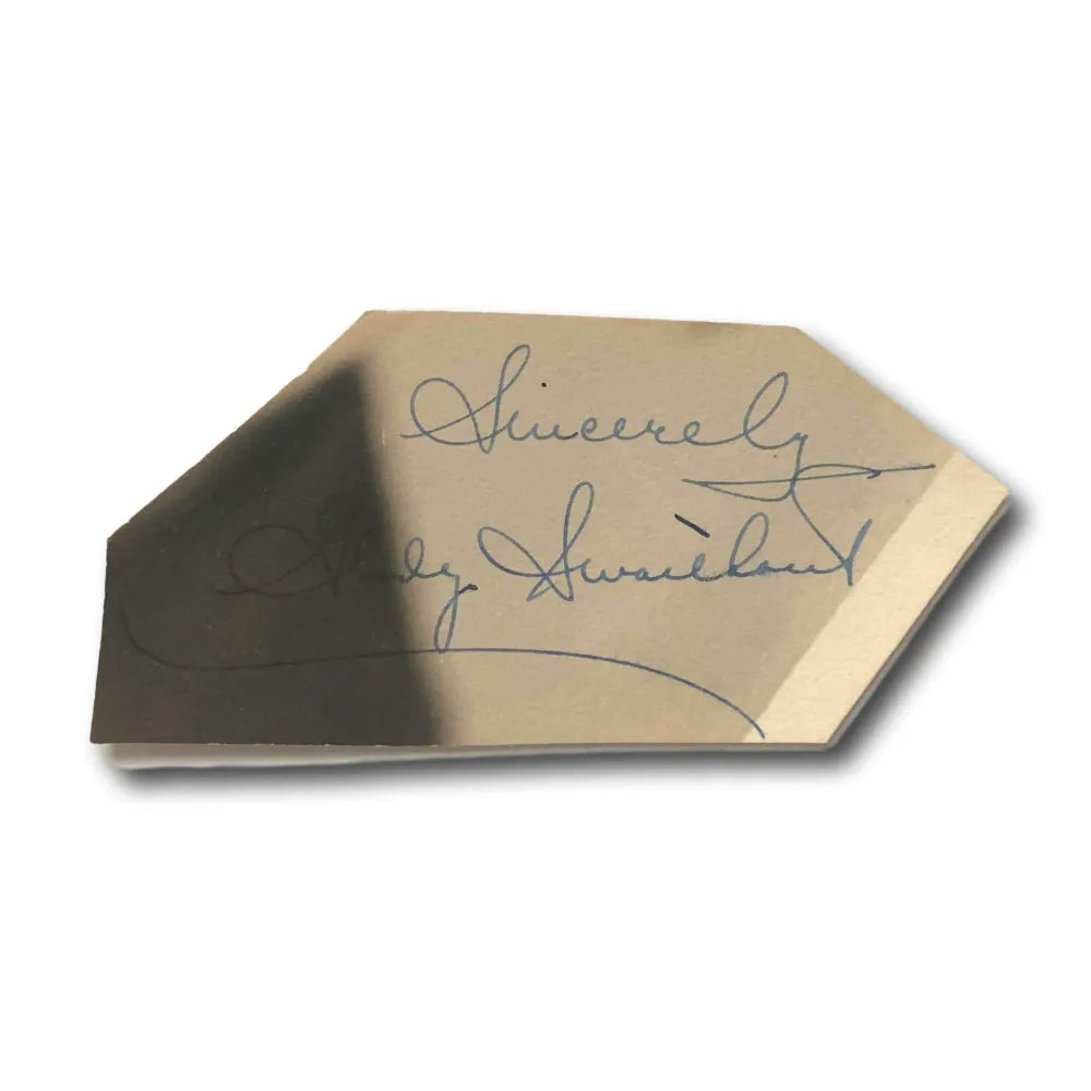 Gladys Swarthout Hand Signed Page Cut JSA COA Autograph Actress Singer