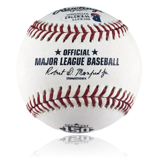Greg Maddux Autographed Baseball Last To Wear 31 BAS COA Signed