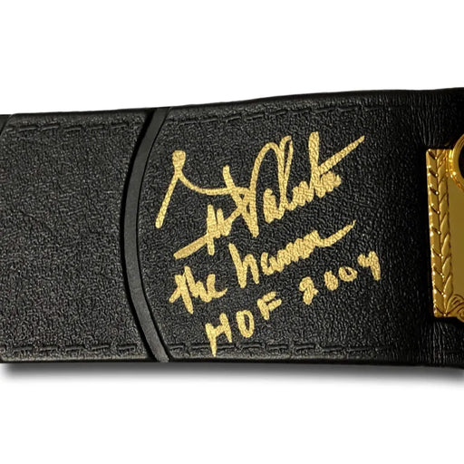 Greg Valentine / Brutus The Barber Beefcake Dual Signed WWE Rep Belt PSA/DNA COA