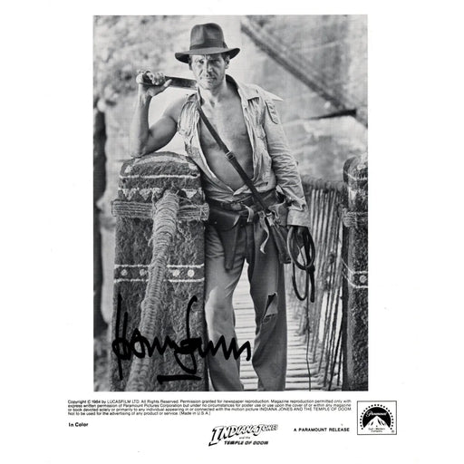 Harrison Ford Signed Indiana Jones 8x10 Photo JSA COA Autograph Temple of Doom