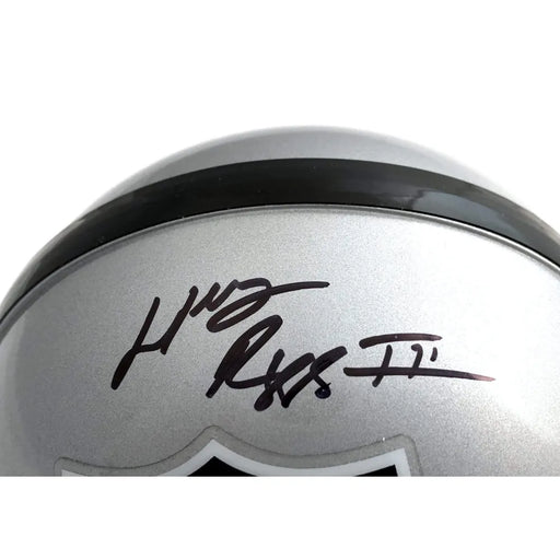 Henry Ruggs Signed Las Vegas Raiders Mini Helmet COA Autograph Oakland