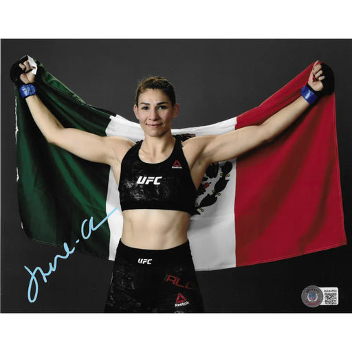 Irene Aldana Autographed 8x10 Photo MMA UFC Mexico BAS COA Signed