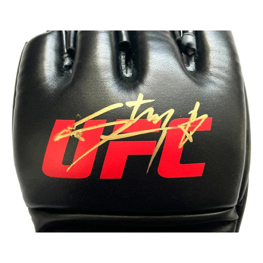 Israel Adesanya Signed UFC Black Glove Autograph 2 COAs JSA Inscriptagraphs