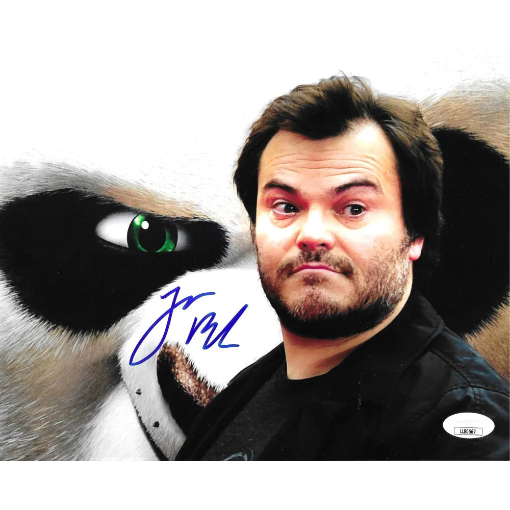 Jack Black Autographed 8x10 Photo JSA COA Gullivers Travels Kung Fu Panda Signed