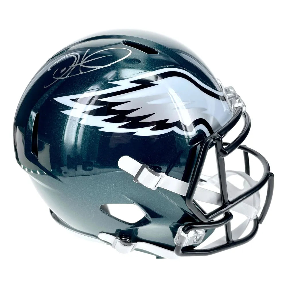 Jalen Hurts Autographed Philadelphia Eagles F/S Speed Helmet JSA COA Signed  - - Inscriptagraphs Memorabilia
