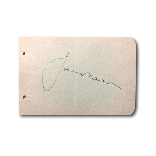 James Mason Hand Signed Album Page Cut JSA COA Autograph A Star Is Born Actor