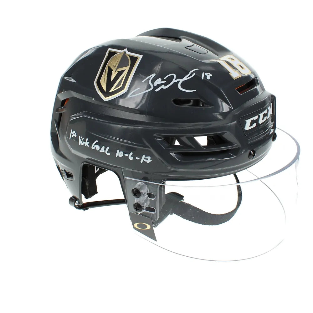 James Neal Signed Vegas Golden Knights Mini Helmet 1st VGK Goal