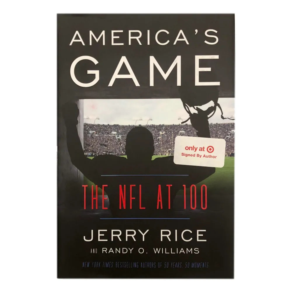 Jerry Rice Signed Hardcover Book JSA COA America’s Game NFL At 100