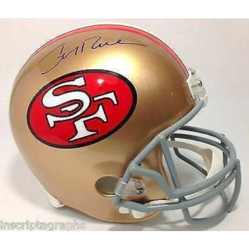 Jerry Rice Signed San Francisco 49ers Helmet COA JSA Niners Montana Autograph