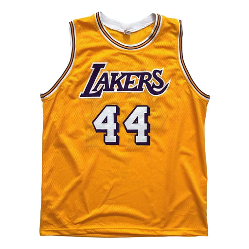 Jerry West Signed Multi Inscribed Los Angeles Lakers Jersey COA JSA Autograph #2