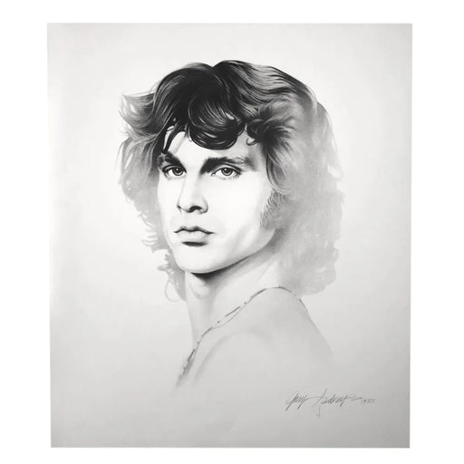 Jim Morrison 20X24 Lithograph By Artist Gary Saderup Signed Poster Photo Doors