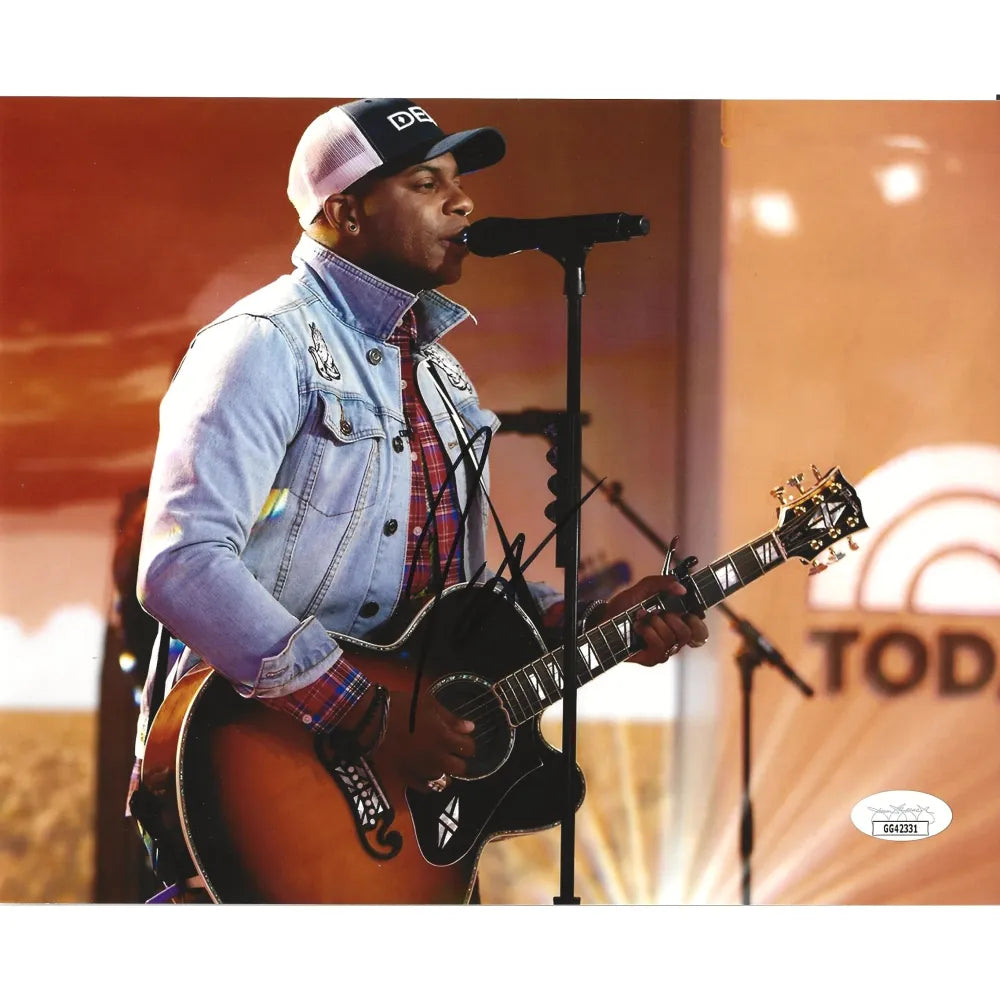 Jimmie Allen Signed 8x10 Photo JSA COA Country Music Star Autograph