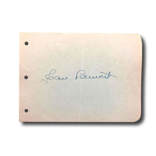 Joan Bennett Hand Signed Album Page Cut JSA COA Autograph Man Hunt Actress