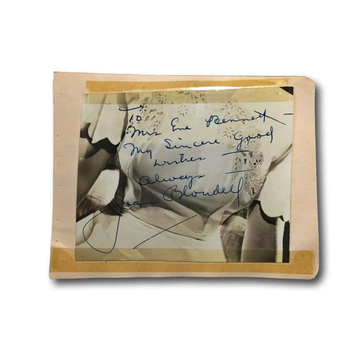 Joan Blondell Hand Signed Album Page Cut JSA COA Autograph The Blue Veil