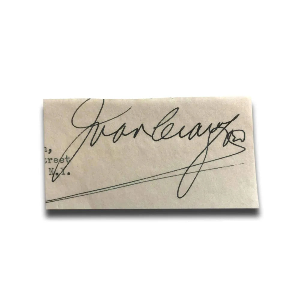 Joan Crawford Signed Cut Signature JSA COA Autograph Actress Academy Award
