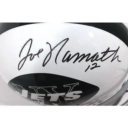 Joe Namath Signed New York Jets Helmet JSA COA Autographed Broadway 1969