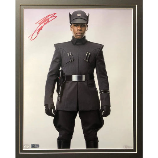John Boyega Signed Star Wars 11x14 Photo Framed Finn Topps COA Autograph