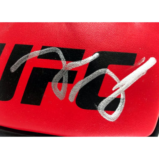 Jon Jones Signed UFC Red Glove MMA JSA COA Bones Autographed