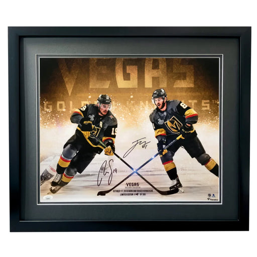 Fanatics Authentic Reilly Smith Vegas Golden Knights Autographed 16'' x 20'' Black Jersey Shooting Photograph