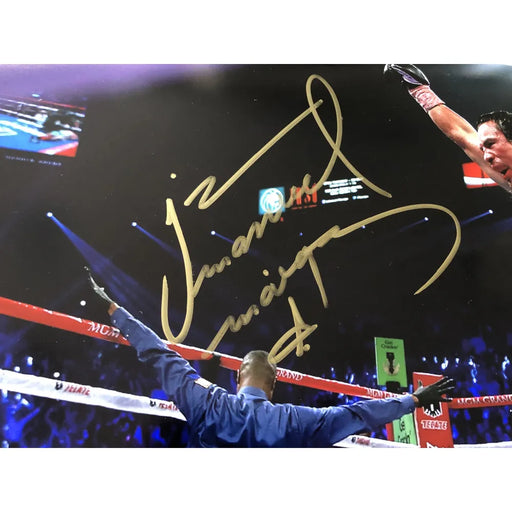 Juan Manuel Marquez Signed 16x20 Photo COA Autograph vs. Manny Pacquiao KO