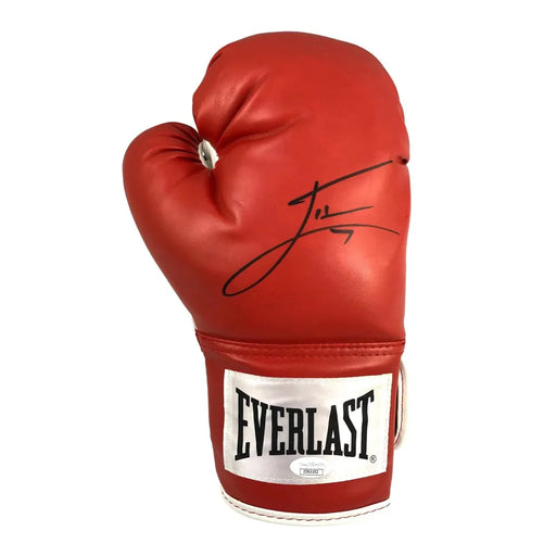 Julio Cesar Chavez Hand Signed Everlast Boxing Glove JSA COA Autograph Red