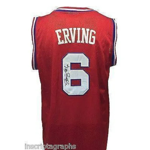 Julius Erving Signed 76ers Jersey Philadelphia Autograph COA Online Authentics