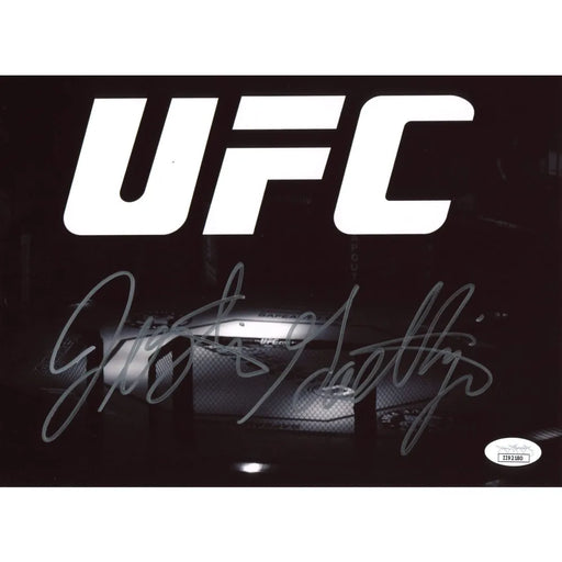 Justin Gaethje Hand Signed 8x10 Photo UFC Fighter JSA COA Autograph Geathje #2