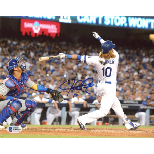Justin Turner Hand Signed 8x10 Photo Los Angeles Dodgers BAS COA Autograph LA