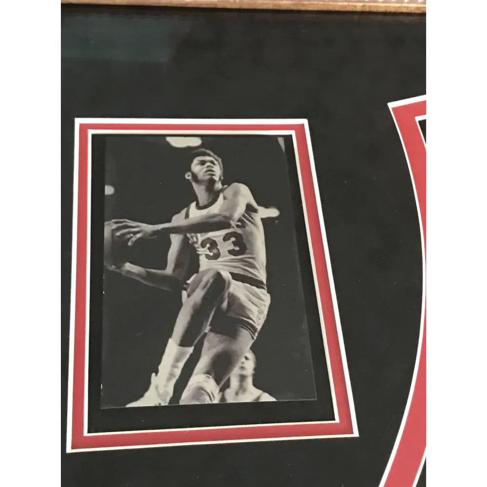 Autographed Milwaukee Bucks Kareem Abdul-Jabbar Fanatics Authentic White  1971 Mitchell & Ness Replica Jersey with 71 NBA Champ Inscription