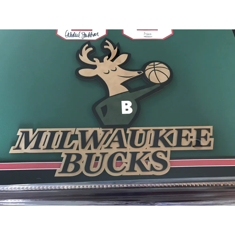 KAREEM ABDUL-JABBAR Autographed Milwaukee Bucks M&N Jersey FANATICS