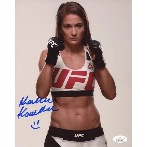 Karolina Kowalkiewicz Hand Signed 8x10 Photo UFC Fighter JSA COA Autograph