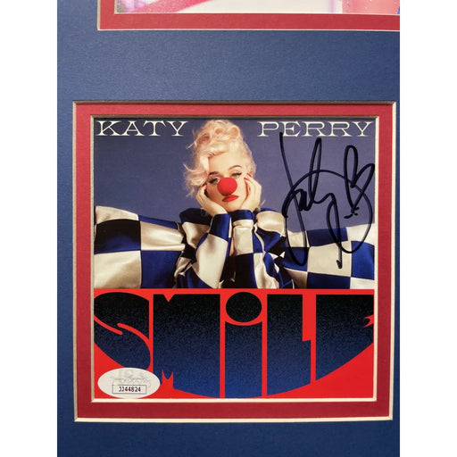Katy Perry Signed SMILE CD Album Framed Collage JSA COA Autograph Photo