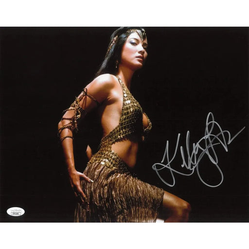 Kelly Hu Hand Signed Scorpion King 11x14 Photo JSA COA Autograph The Sorceress