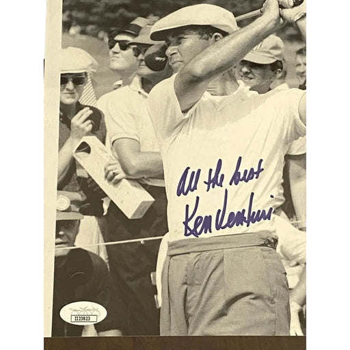 Ken Venturi Signed 8x10 JSA COA Photo Framed Autograph Golf Wood Plaque PGA