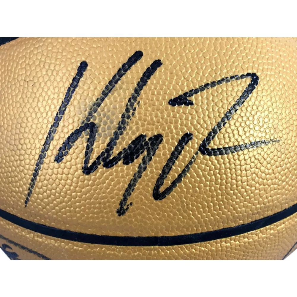 Golden State Warriors Stephen Curry Autographed Yellow Jordan