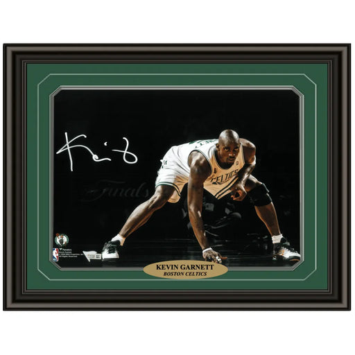 Kevin Garnett Signed Boston Celtics 11X14 Photo Framed COA Autograph