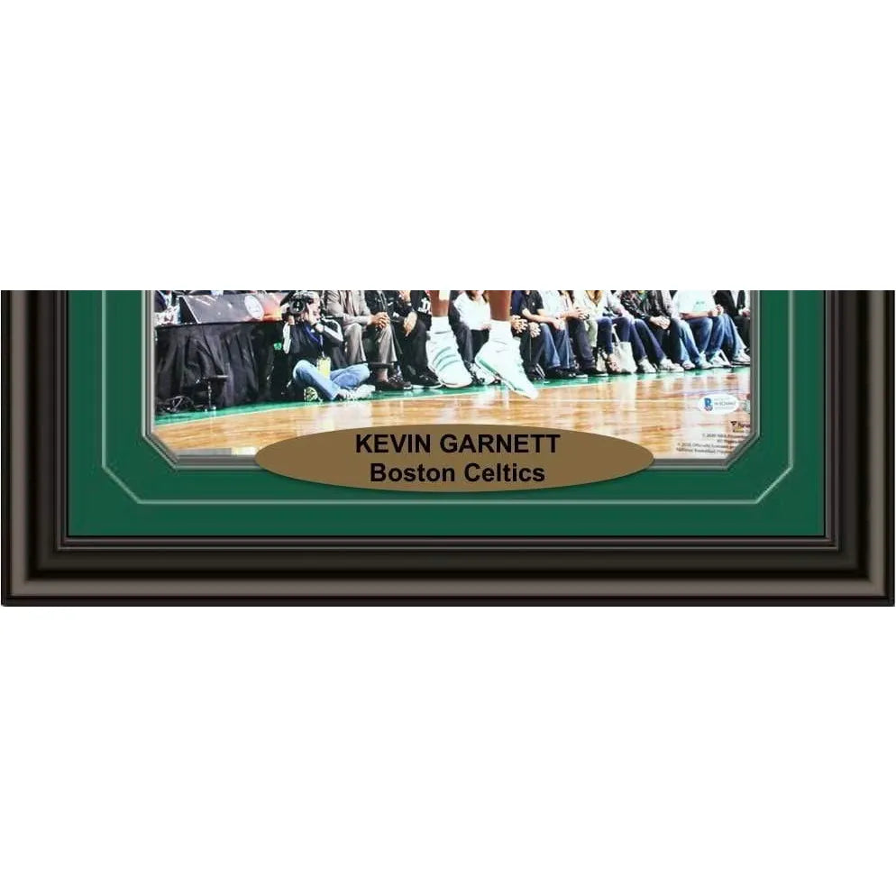 Kevin Garnett Autographed Custom Framed Boston Celtics Jersey PSA/DNA COA  at 's Sports Collectibles Store