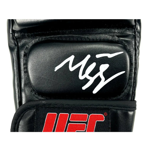 Khamzat Chimaev Signed UFC Official Glove Autograph 2 COAs JSA Inscriptagraphs