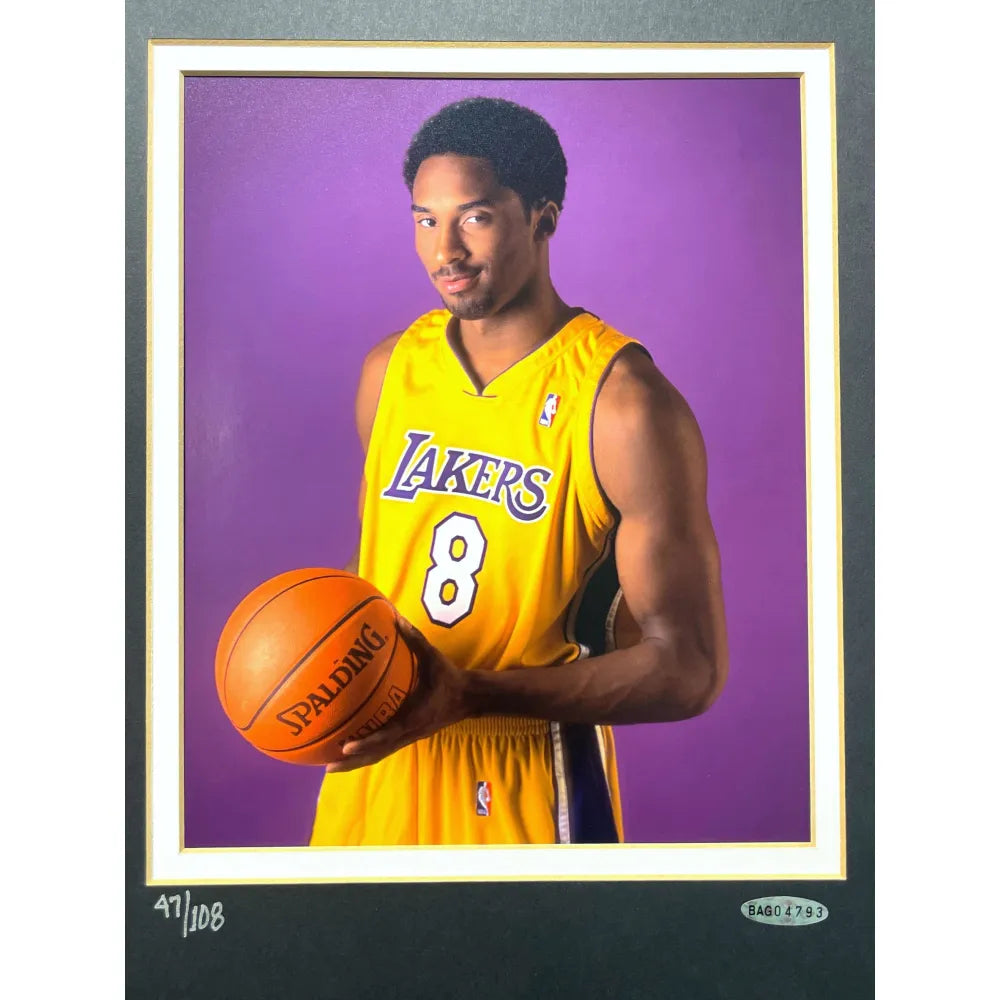 Kobe Bryant LA Lakers NBA Basketball Art Collage Acrylic Print